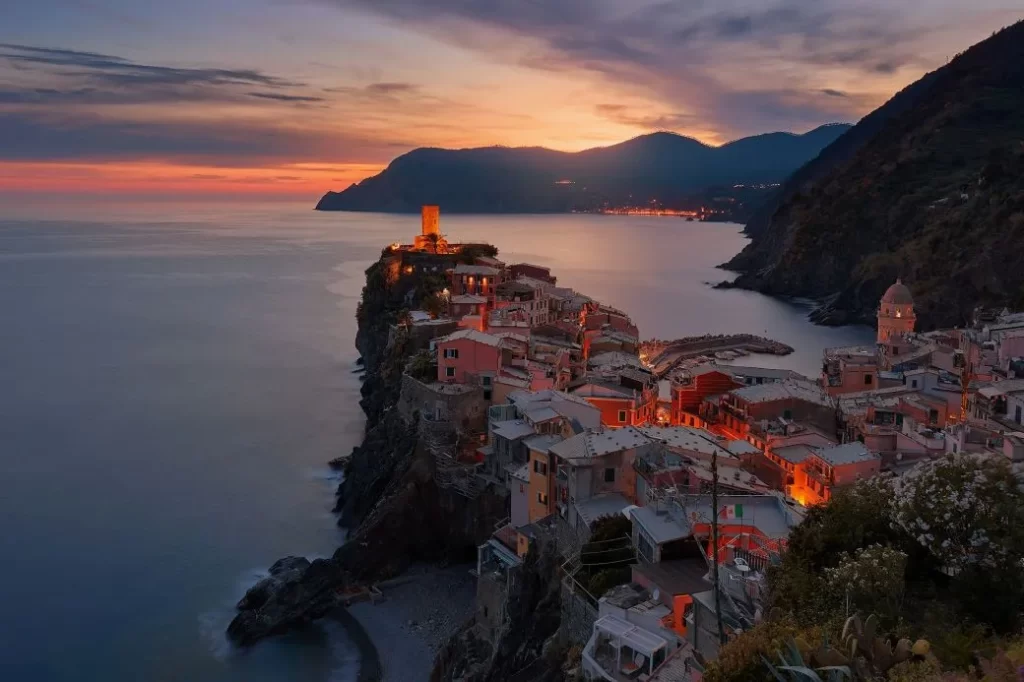 Sunset at Vernazza