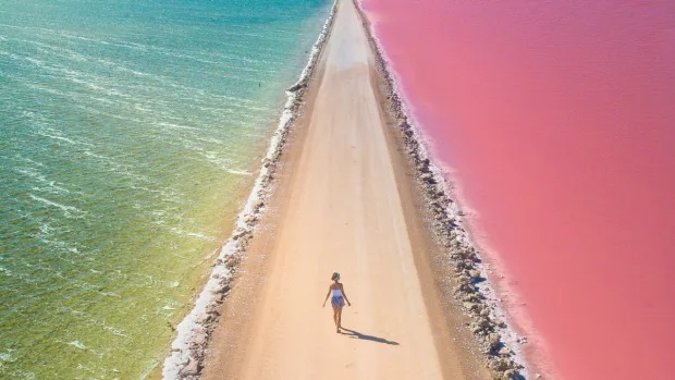 The Pink Lake, Australia