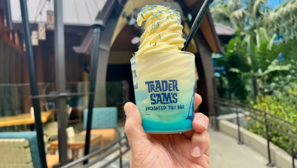 Tiki Drink (or Dole Whip) at Trader Sam's