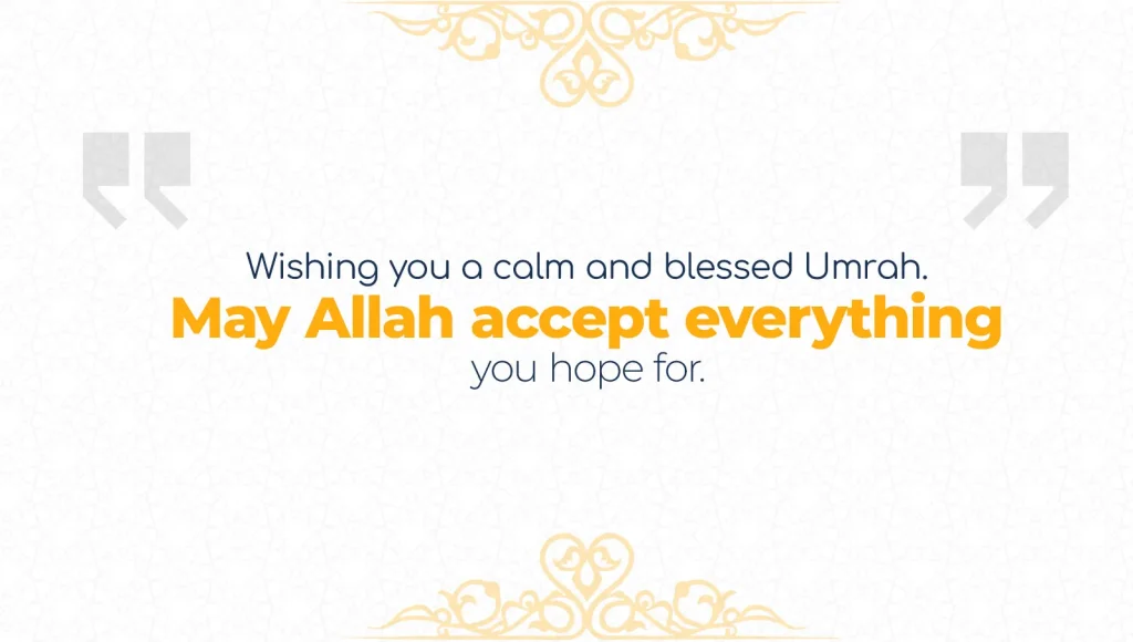 English Umrah Wishes