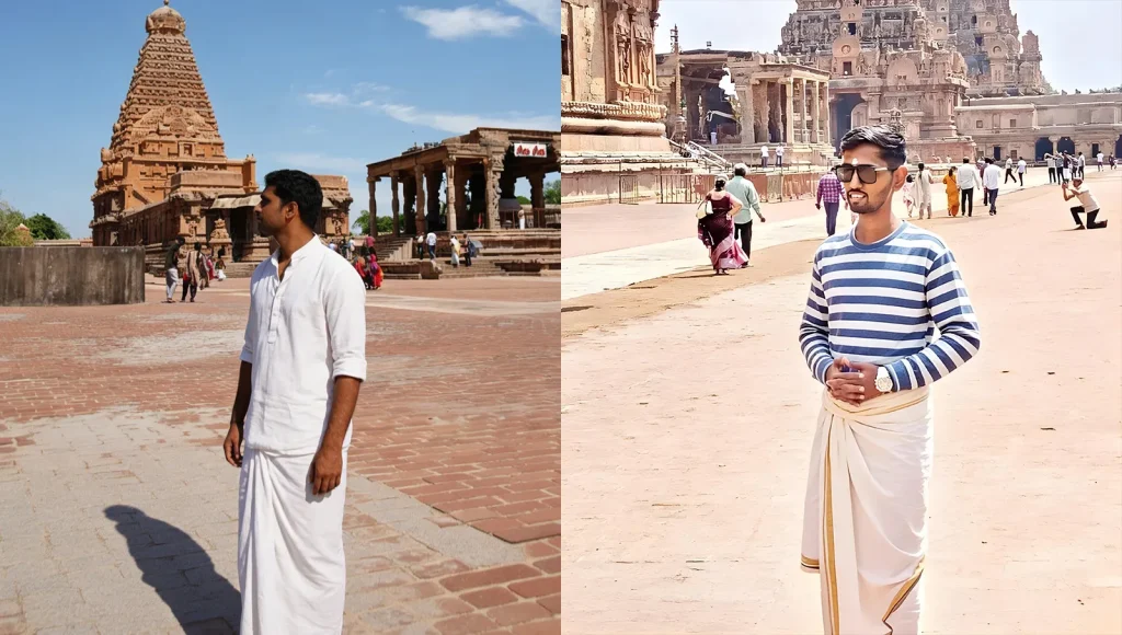 Brihadeeswara Temple Dress Code for Men