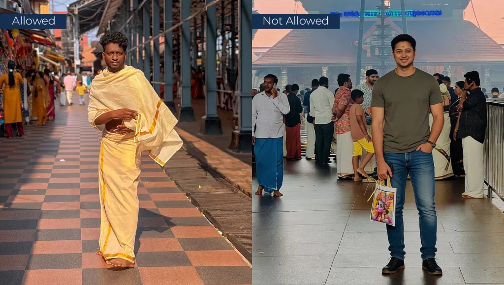 Guruvayur Temple Dress Code for Men