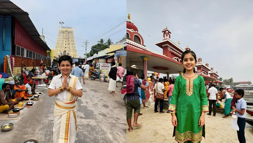 Rameshwaram Temple Dress Code for Children