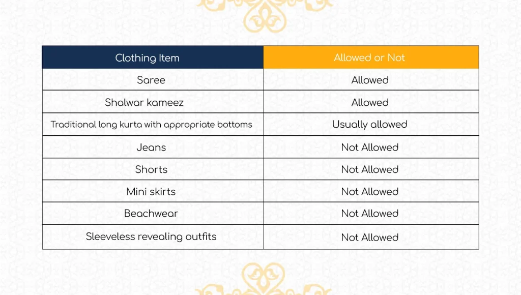 Gokarna Temple Dress Code For Women
