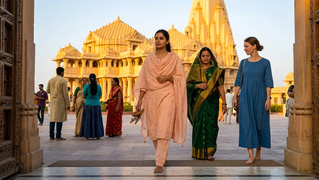 What Should Women Wear to Somnath Temple?